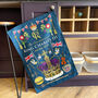 King Charles Coronation Tea Towel Blue, thumbnail 5 of 11