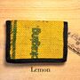 Handmade Rice Sack Wallet Fair Trade Recycled, thumbnail 10 of 12