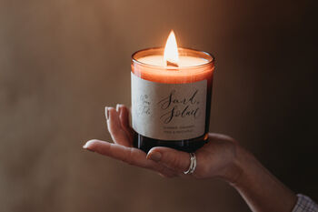 Wooden Crackle Wick Sand And Solace Gift Candle, 4 of 10