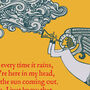 Cloudbusting Music Poster Print, thumbnail 3 of 4