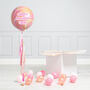 Personalised Baby Pink Marble Balloon, thumbnail 2 of 2