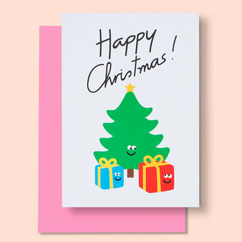 Cute Packs Of Christmas Card Cool Merry Christmas Trees, 3 of 4