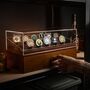 Premium Coin Display Case Christmas Gift Walnut, thumbnail 1 of 9