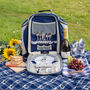 Deluxe Two Person Picnic Backpack Hamper Navy Blue, thumbnail 1 of 4