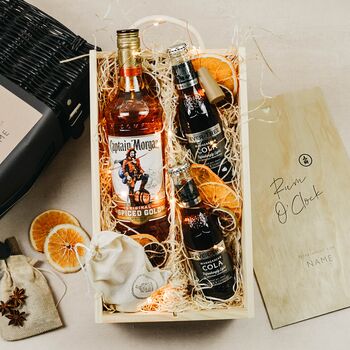 Personalised Captain Morgan Spiced Rum Gift Set, 5 of 5