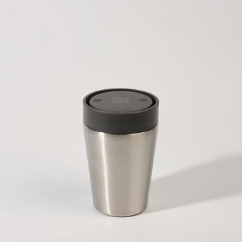Circular Leakproof And Lockable Travel Mug 8oz Grey, 3 of 7