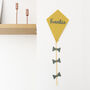 Children's Bedroom Nursery Name Kite 3D Wall Sign, thumbnail 2 of 6