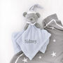 Personalised Bear With Hat Comforter, thumbnail 9 of 10