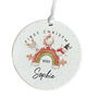 Custom Baby’s First Christmas Ceramic Ornament, thumbnail 3 of 7