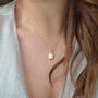 Gold Shilling Organic Recycled 9ct Solid Gold Necklace, thumbnail 5 of 6