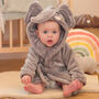 Personalised Elephant Dressing Gown Gift For Baby, thumbnail 6 of 10