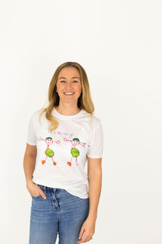 Personalised Child's Drawing Women's T Shirt, 3 of 4