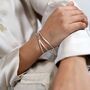 Sterling Silver Wire Bangle, thumbnail 5 of 8