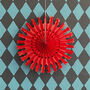 Set Of Six Colourful Paper Fan Decorations, thumbnail 10 of 12