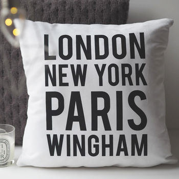 Personalised Location Cushion, 2 of 2