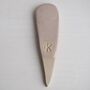 Handmade Small Blush Pink Pottery Salt Or Spice Spoon, thumbnail 5 of 7