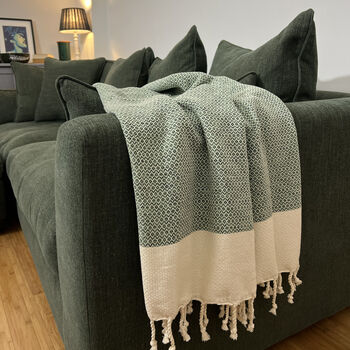 Personalised Cotton Throw, Gift For Nanny, 6 of 10