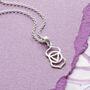 Sterling Silver Third Eye Chakra Necklace, thumbnail 3 of 4