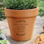 Personalised Terracotta Plant Pot, thumbnail 4 of 4