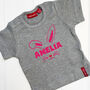 Personalised Easter Bunny Ears T Shirt, thumbnail 4 of 11