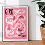 Grand Tours Cycling Art, Giro Poster, Gift For Cyclist, thumbnail 1 of 8
