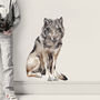 Wolf Wall Sticker, thumbnail 1 of 1