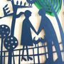 Personalised Limited Edition Paper Cut Walk Together, thumbnail 3 of 8