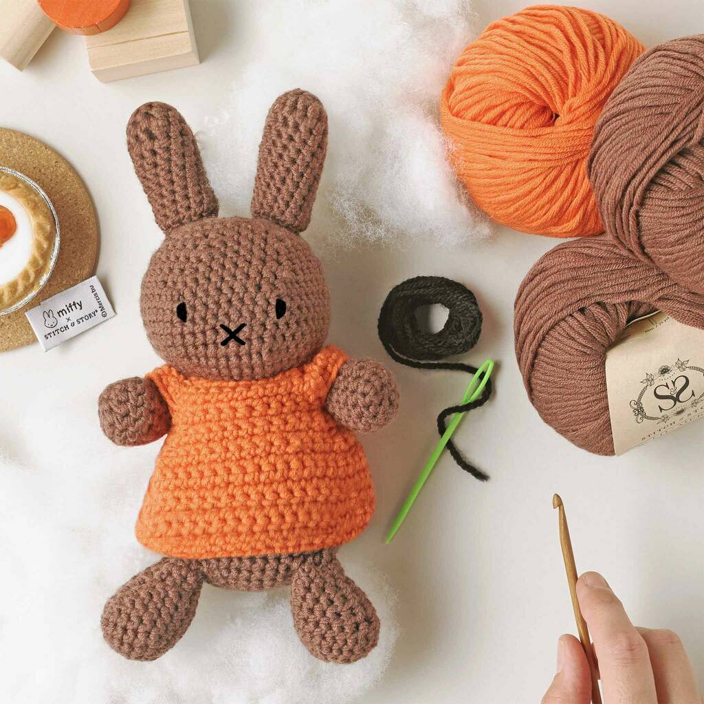 Crochet Your Own Miffy Friend Melanie Amigurumi Kit By Stitch & Story