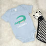 Crocodile Babygrow Personalised With Name, thumbnail 5 of 8