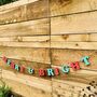 Personalised Garland Nordic Xmas Wooden Letter Bunting, thumbnail 3 of 4