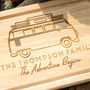 Personalised Campervan Chopping Board Travel Gift Home, thumbnail 3 of 5