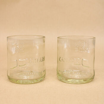Set Of Two Campari Bottle Glasses, 8 of 10