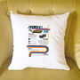 Personalised F1 Season Cushion Birthday Gift For Formula One Fan, thumbnail 4 of 7