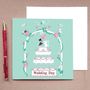 'Doves Or Mice Card', Engagement/ Wedding Cards, thumbnail 1 of 4