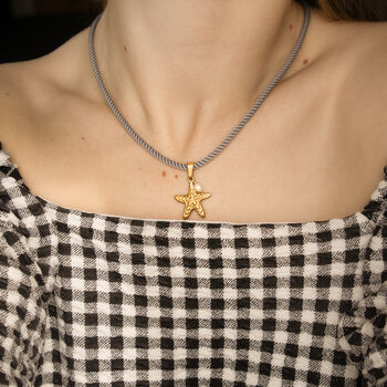 Beach Rope And Starfish Necklace, 2 of 7