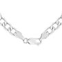 Mens Sterling Silver Heavy Figaro Chain Necklace, thumbnail 5 of 12