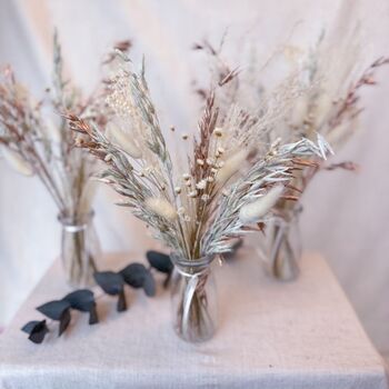 White And Copper Dried Arrangement In Vase, 2 of 3