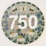 Floral Mosaic House Door Number Sign, thumbnail 12 of 12