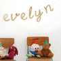 Gold Sparkle Letter Bunting, thumbnail 1 of 10