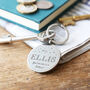 Personalised Stainless Steel Disc Keyring, thumbnail 3 of 4