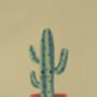 Happy Cactus Print, thumbnail 2 of 2