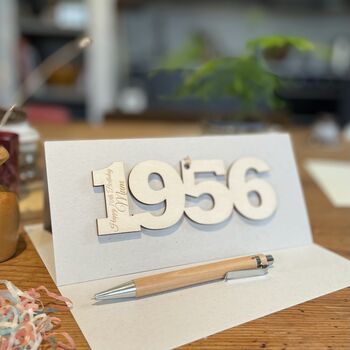 Personalised 70th Birthday 1956 Year Card, 5 of 9