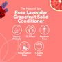 Rose Lavender Grapefruit Conditioner Bar All Hair Types, thumbnail 4 of 10