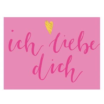 Mini Ich Liebe Dich Card, 2 of 5