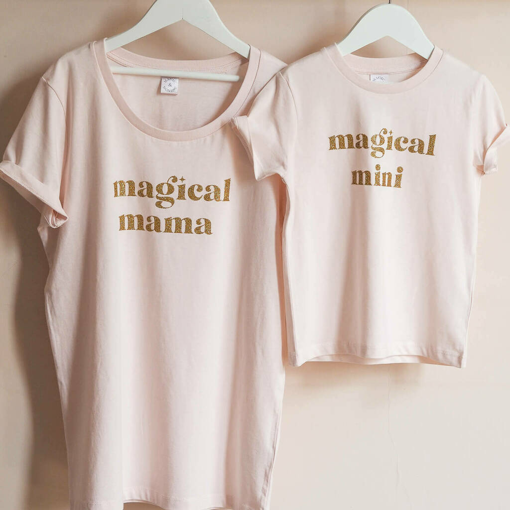Magical Mini Matching T Shirt Set 