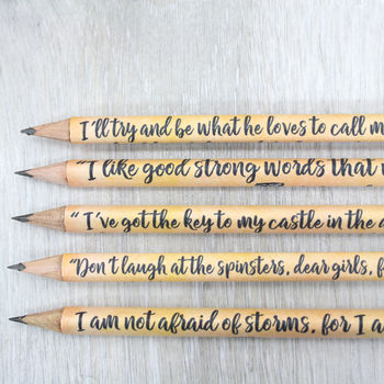 Personalised Little Women Gift Pencils, 6 of 7