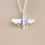 Personalised Sterling Silver Bee Necklace, thumbnail 4 of 6