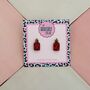 Hot Sauce Glitter Resin Studs / Gift For Food Lover / Spicy Jewellery / Handmade Accessories, thumbnail 1 of 5
