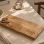 Personalised Long Wedding Mango Serving Board, thumbnail 1 of 2