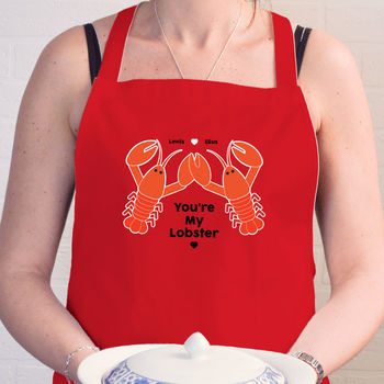 Personalised You're My Lobster Apron, 5 of 6